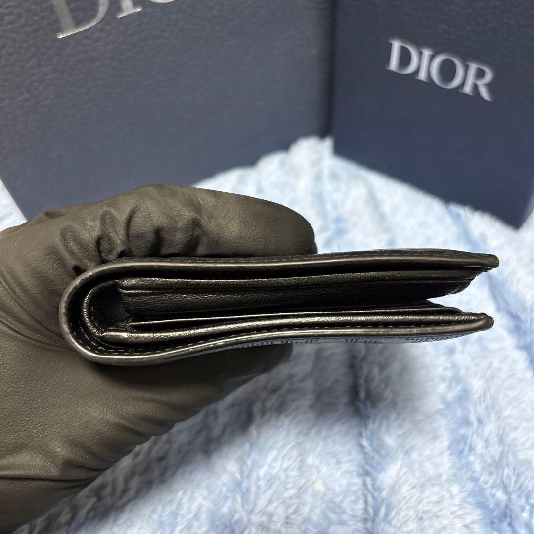Christian Dior 2つ折り財布 オブリークギャラクシー