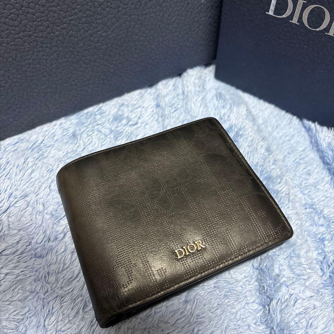Christian Dior 2つ折り財布 オブリークギャラクシー