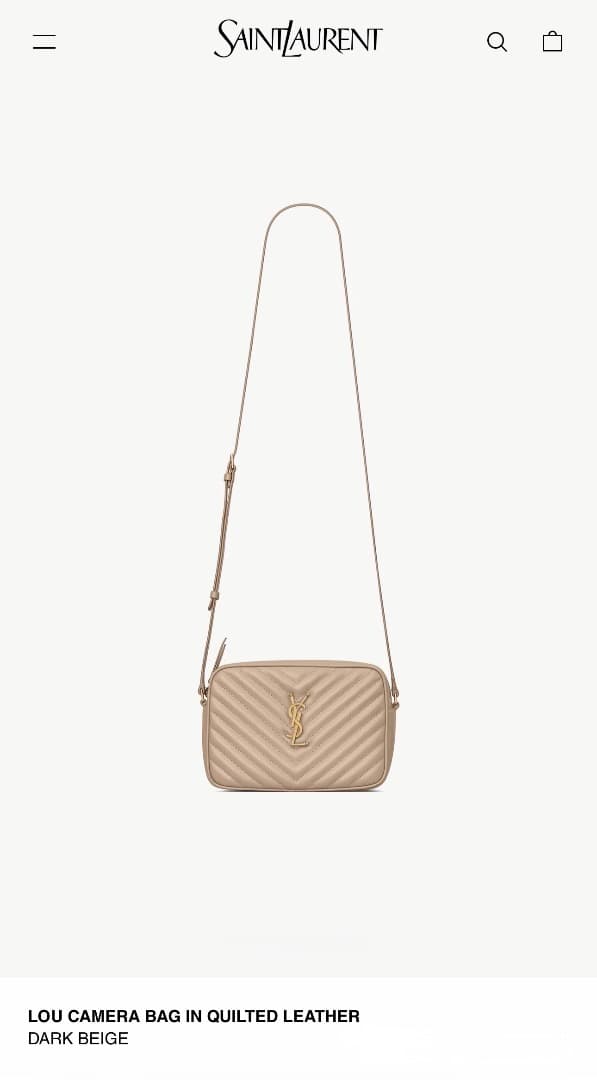 [Saint Laurent] サンローラン ルー カメラバッグ