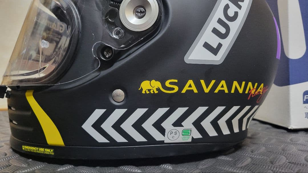 ayamix チーターカスタムサイクルズ XL　スモークシールド付