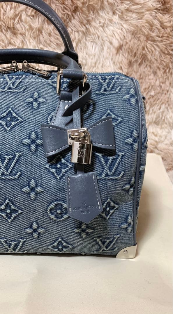 デニムボストンショルダーバッグ２８