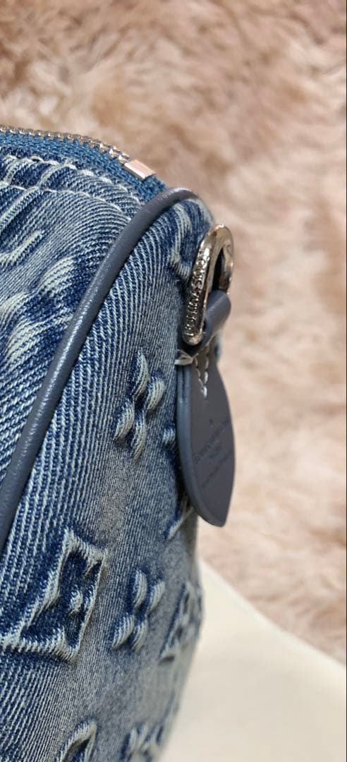 デニムボストンショルダーバッグ２８