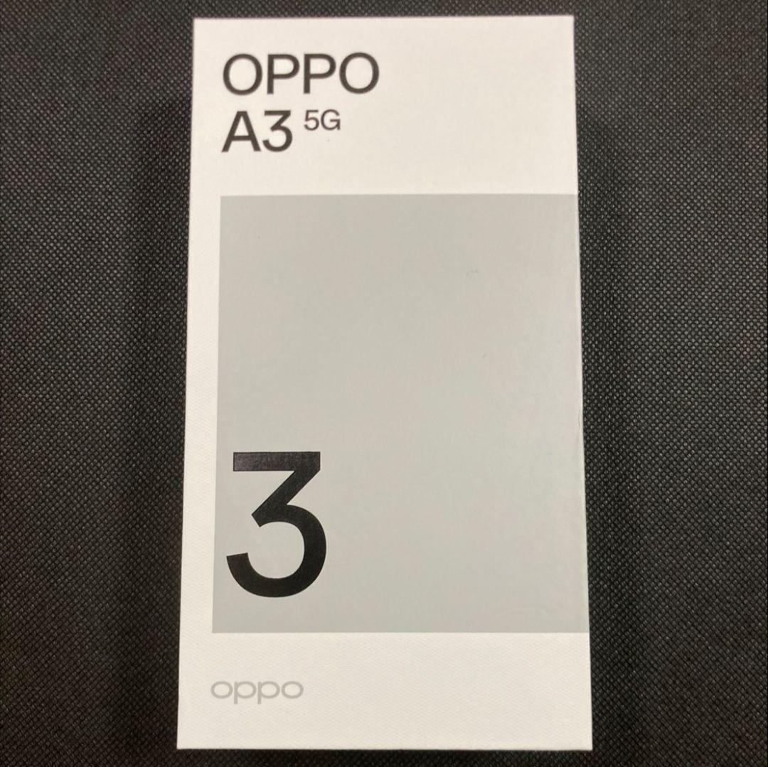 OPPO A3 5G　スマートフォン（ブラック）