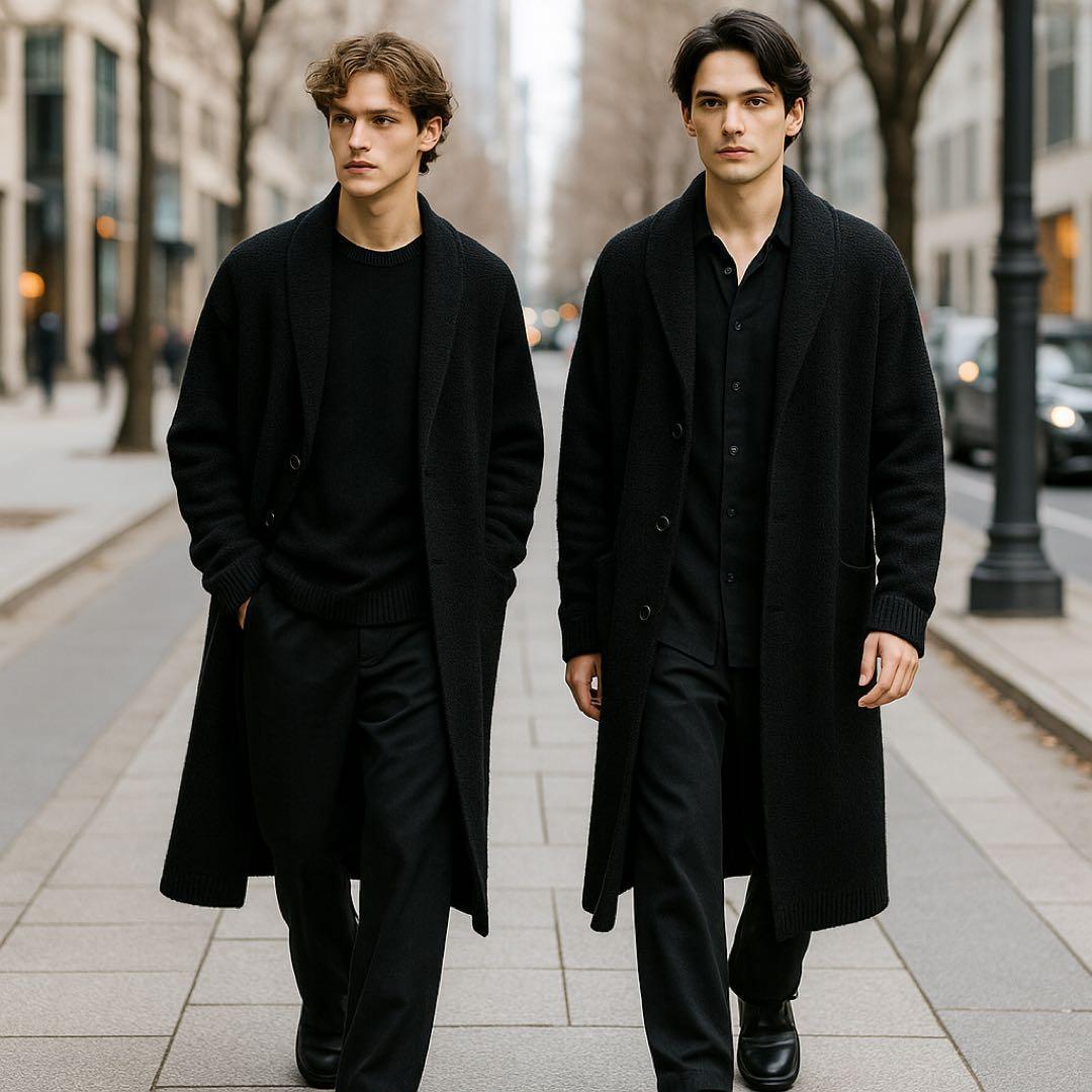ジャケット・アウター Yohji Yamamoto POUR HOMME 19AW Knit Coat