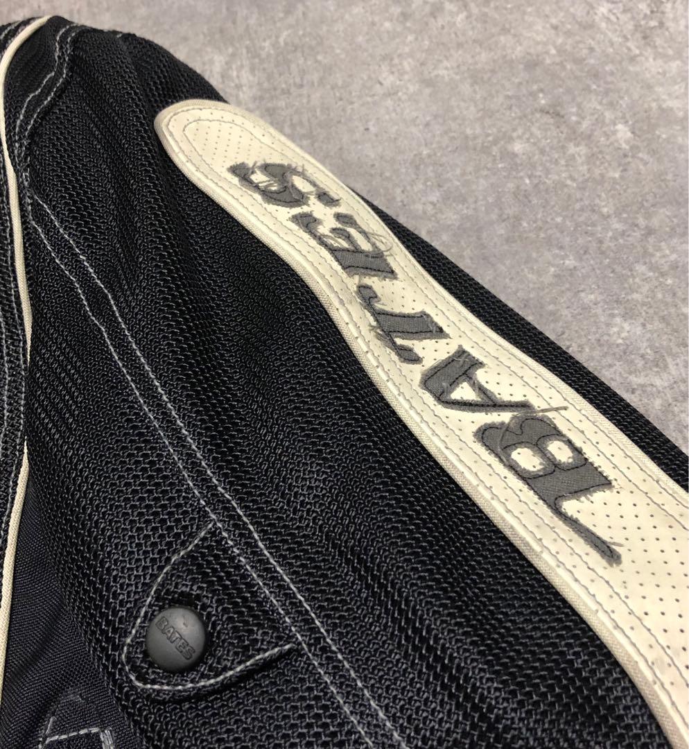 ■ BATES ベイツ メッシュライダースジャケット ライナー付き プロテクター