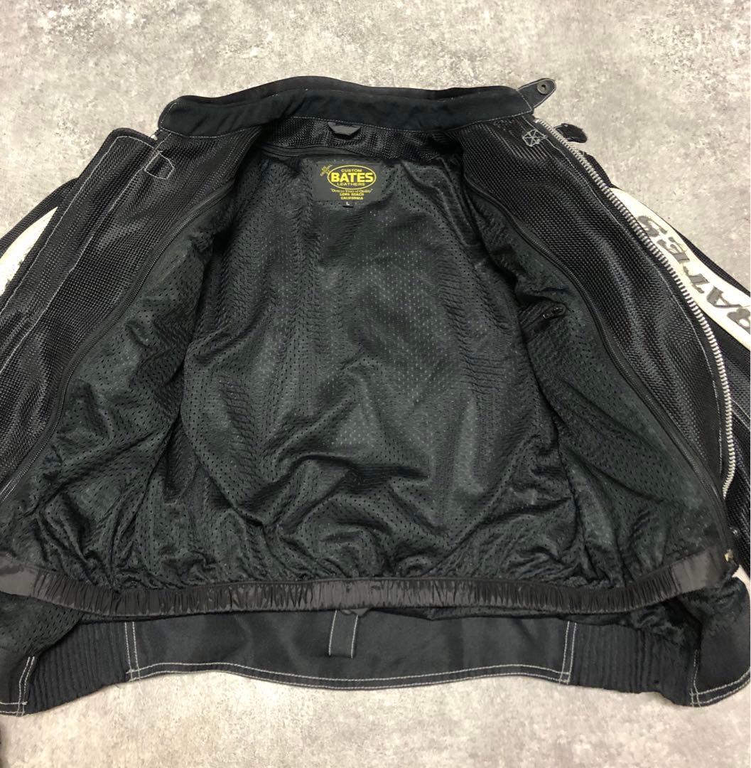 ■ BATES ベイツ メッシュライダースジャケット ライナー付き プロテクター