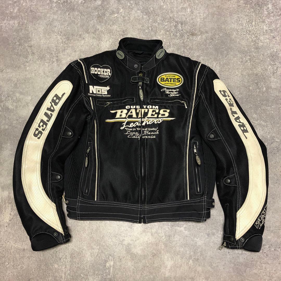 ■ BATES ベイツ メッシュライダースジャケット ライナー付き プロテクター