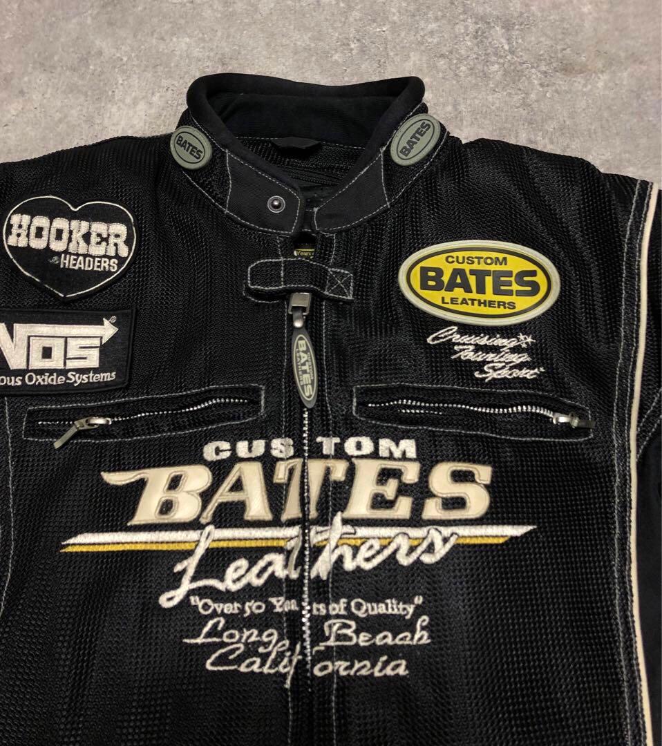 ■ BATES ベイツ メッシュライダースジャケット ライナー付き プロテクター