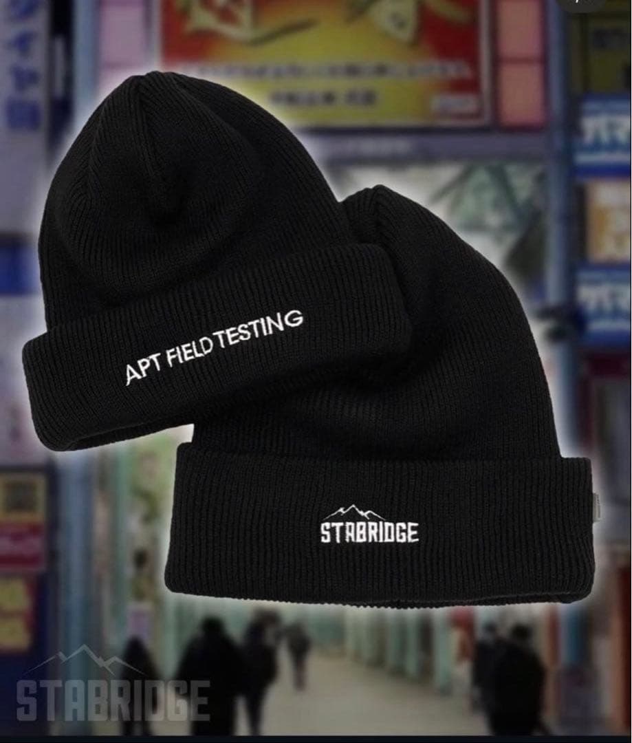 帽子 the Apartment STABRIDGE THE Beanie BLACK