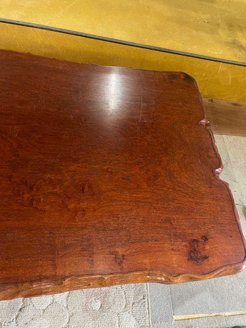 座卓 テーブル レトロ 一枚板 ヴィンテージ ローテーブル 家具 ちゃぶ台