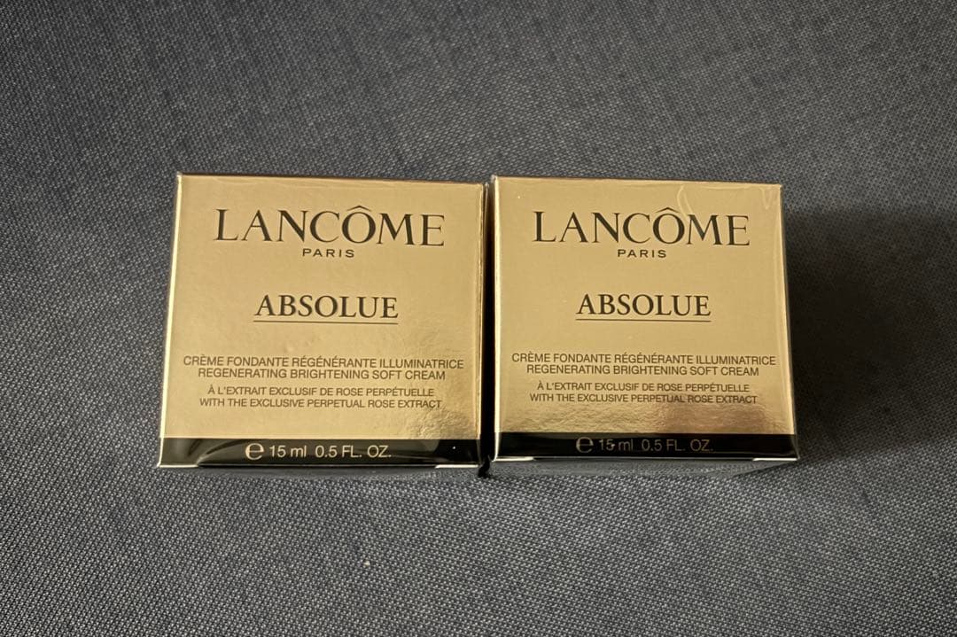 LANCOME ABSOLUE ソフトクリーム 15ml 2個+ポーチ