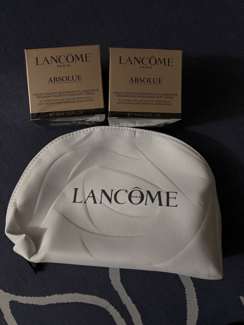 LANCOME ABSOLUE ソフトクリーム 15ml 2個+ポーチ