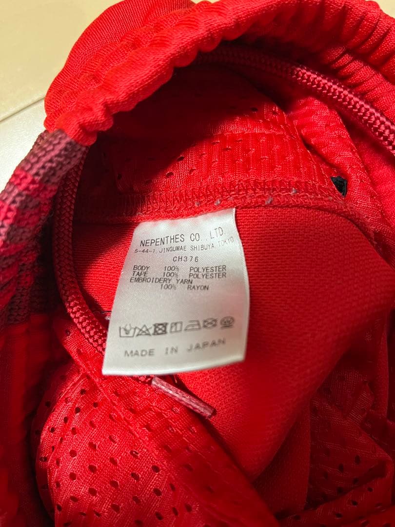 needles トラックパンツ　赤