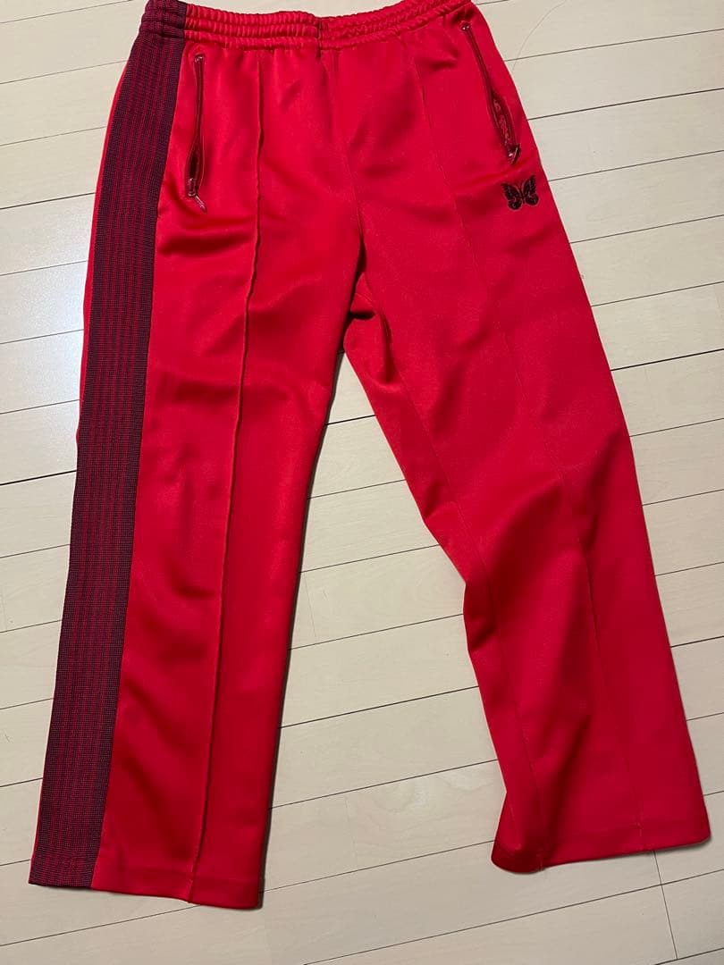 needles トラックパンツ　赤