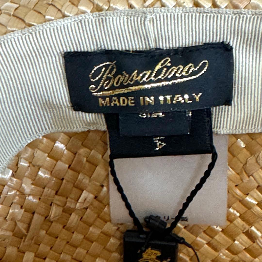 未使用品 Borsalino ボルサリーノ 帽子 キャペリンハット イタリア製