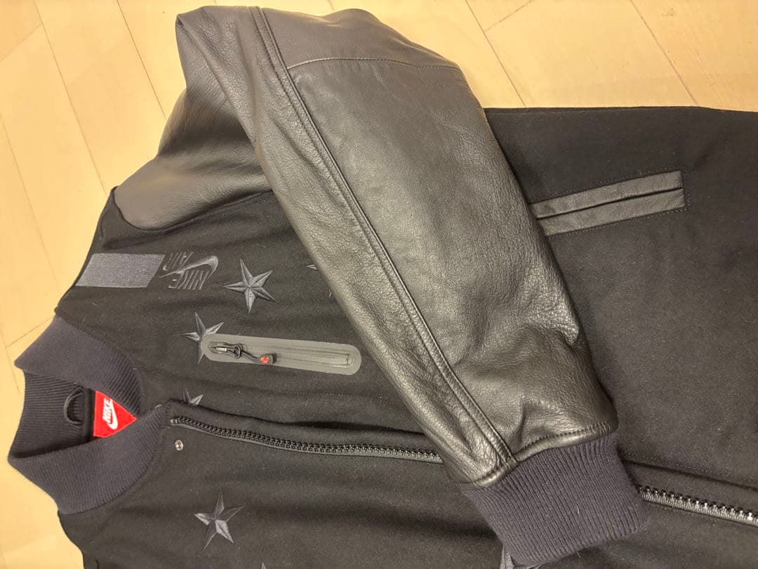 NIKEナイキ デストロイヤー レザー 切り替え スタジャン 黒 メンズ