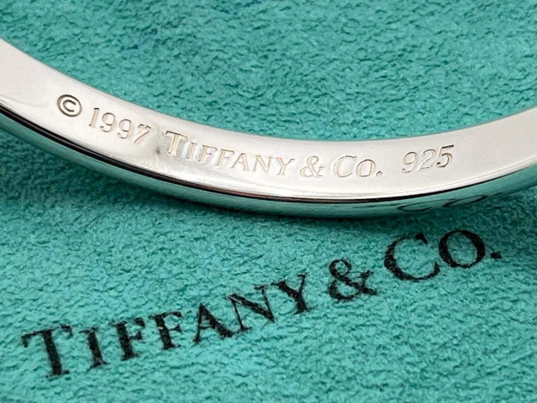 c366 美品　ティファニー　1837 バングル 925 ブレスレット　1997