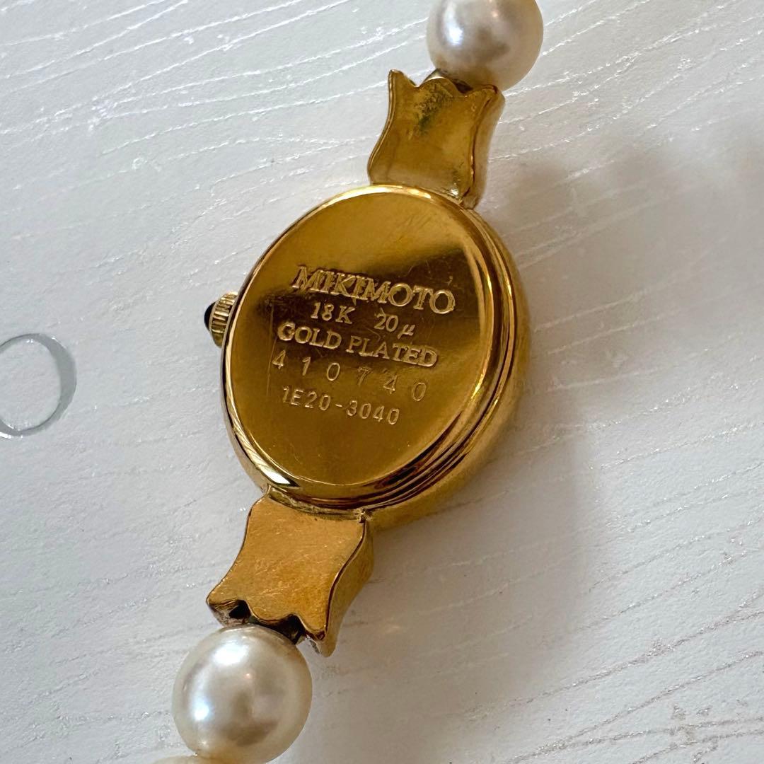 新品電池交換済✨MIKIMOTO あこやパールウォッチ 1E20 腕時計