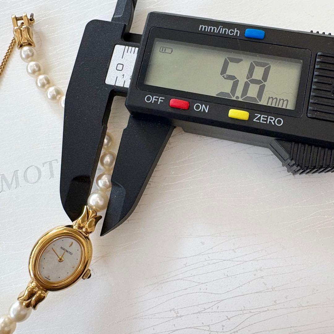 新品電池交換済✨MIKIMOTO あこやパールウォッチ 1E20 腕時計