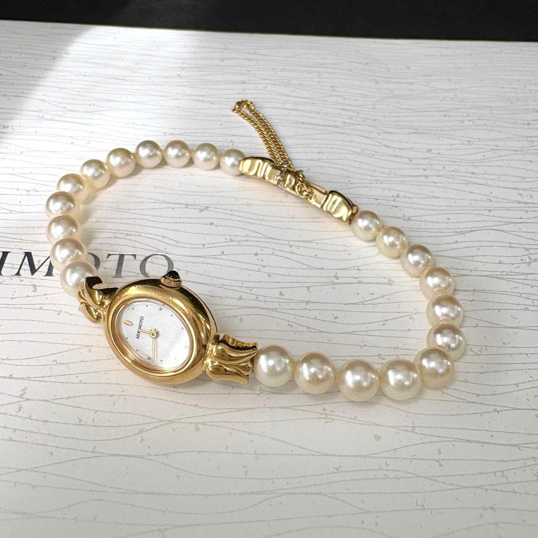 新品電池交換済✨MIKIMOTO あこやパールウォッチ 1E20 腕時計