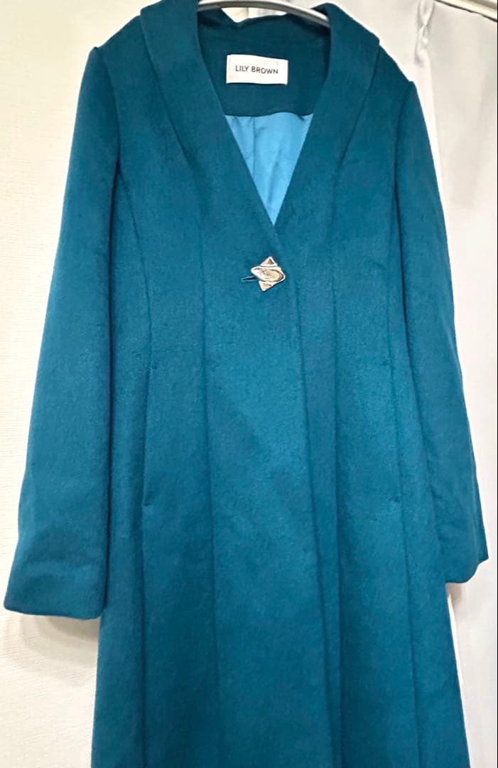 リリーブラウン チェスターコート グリーン