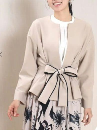 最終価格　新品未使用タグなし　FENNEL　パイピングリボンジャケット