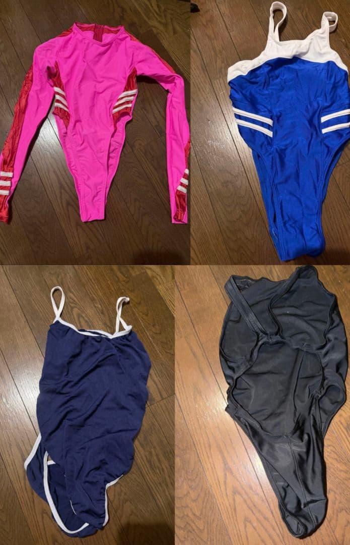 競泳水着 長袖 ハイネック ピンク コスプレ スポーツ アリーナ セット