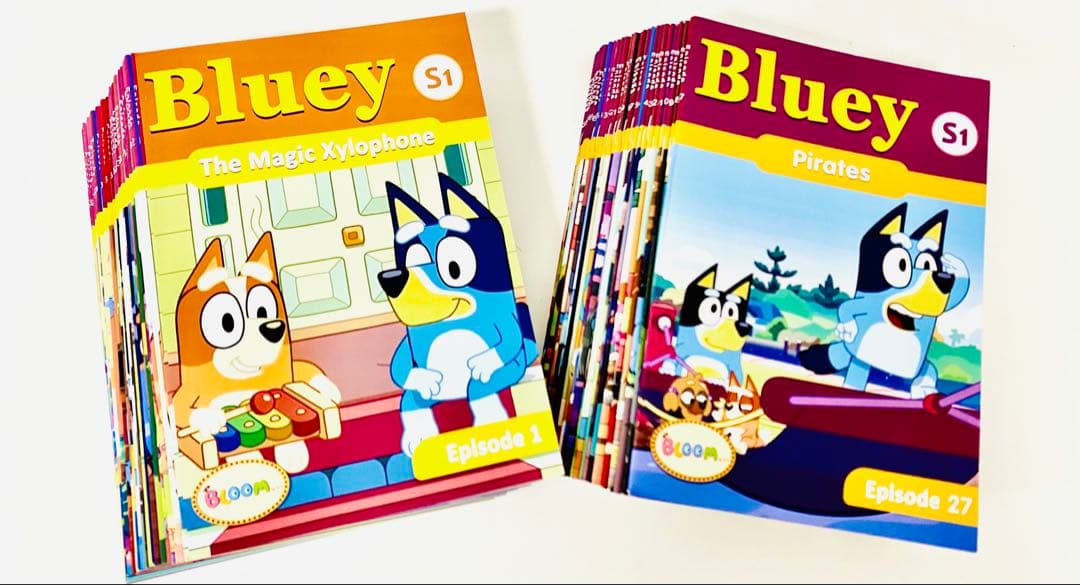ブルーイ 台本版英語絵本　Bluey　音源付　動画付　64GBマイヤペン付