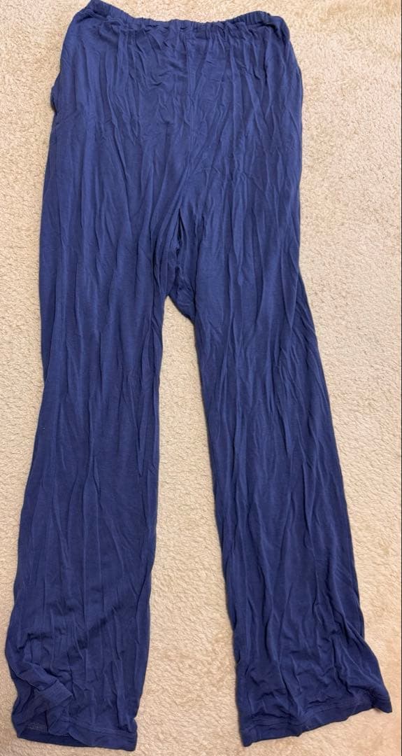 【産前・産後兼用】 Wacoal マタニティ パジャマ M~L ブルー