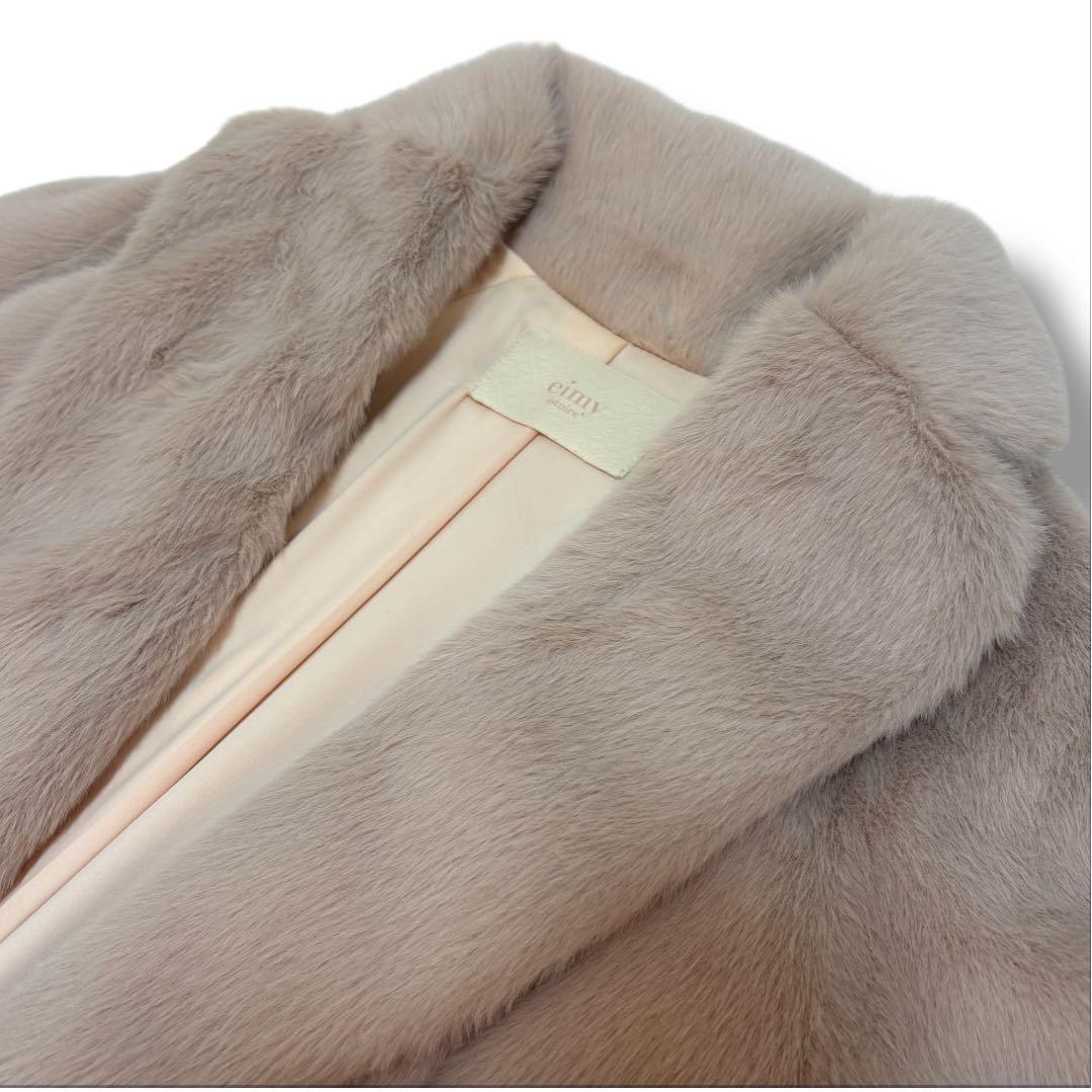 EIMY ISTOIRE ファー ロングコート ピンク♡