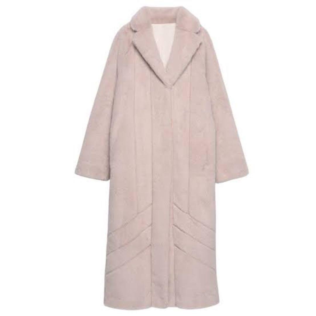 EIMY ISTOIRE ファー ロングコート ピンク♡
