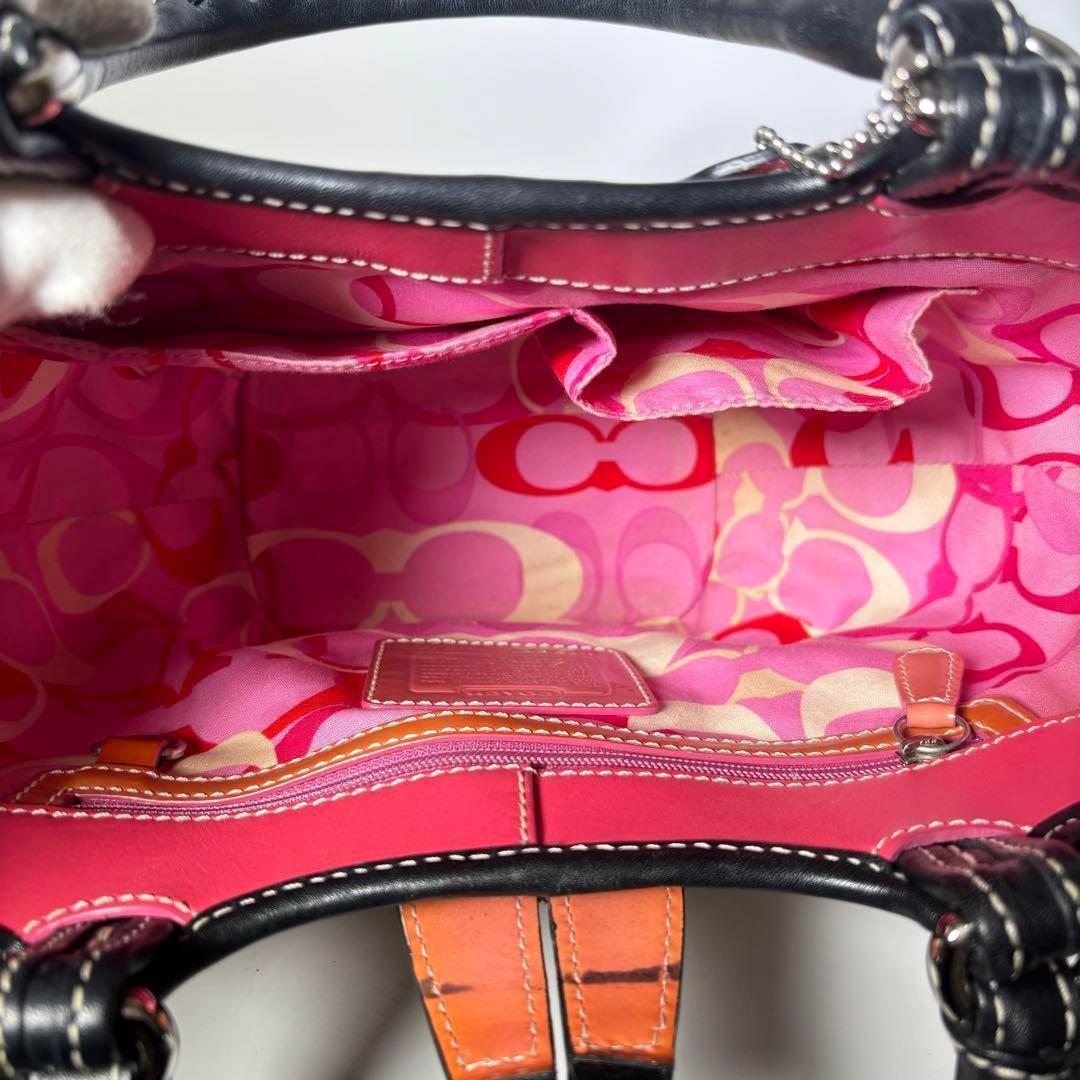 ✨️極美品✨️COACH コーチ かごバッグ ハンド 袋付き