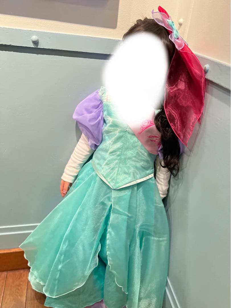 公式美品ビビディバビディブティック　アリエル　公式ドレス　120㎝