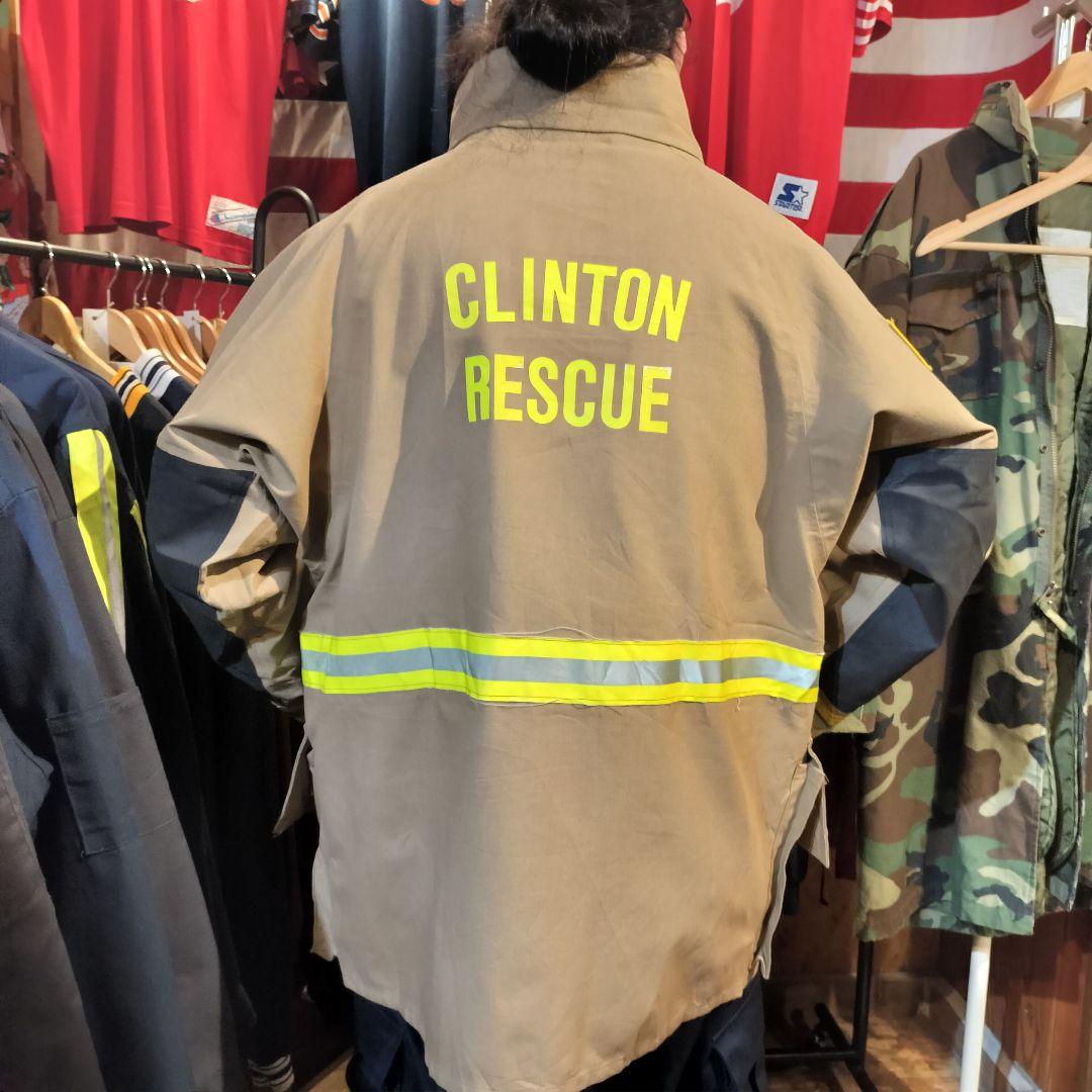 アメリカ製 美品 レスキュー ジャケット XL　防火服 ファイヤーマン 古着