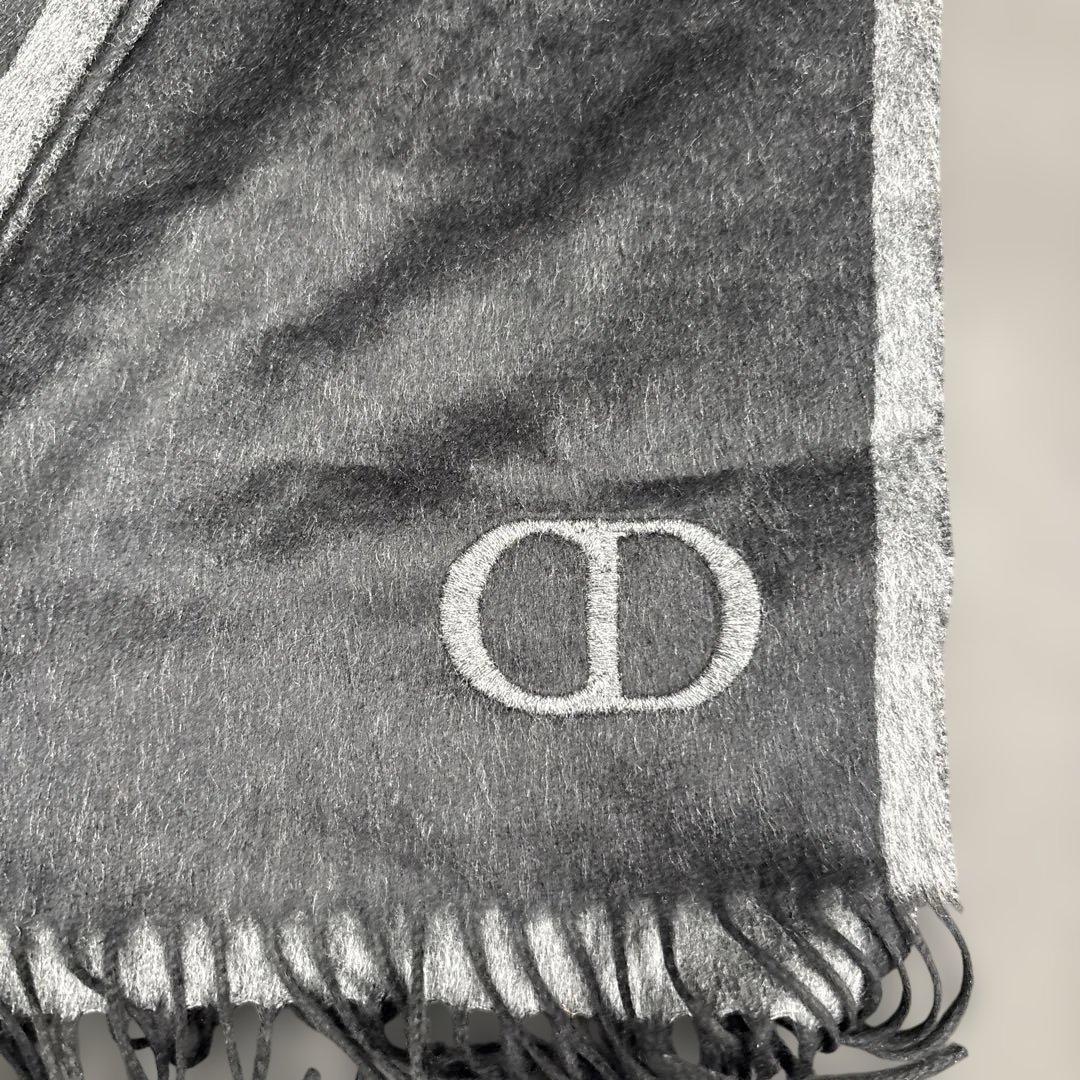 ディオール ロゴ ストール グレー