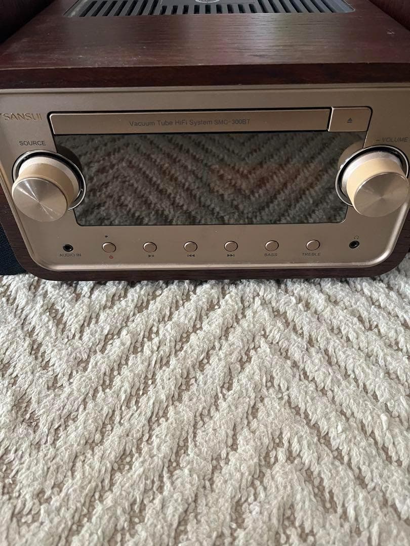 SANSUI CDステレオシステム SMC-300BT 通電のみ確認
