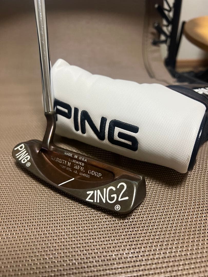 超激シブ⭐️PING ZING2 パター ヘッドカバー付き⭐️美品‼️