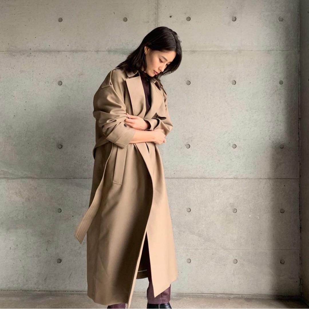 uncrave ウールカルゼ トレンチコート