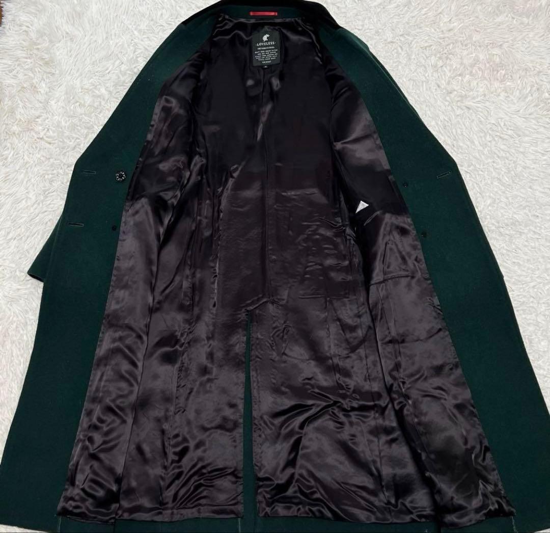 ラブレス　チェスターコート　ダークグリーン　36