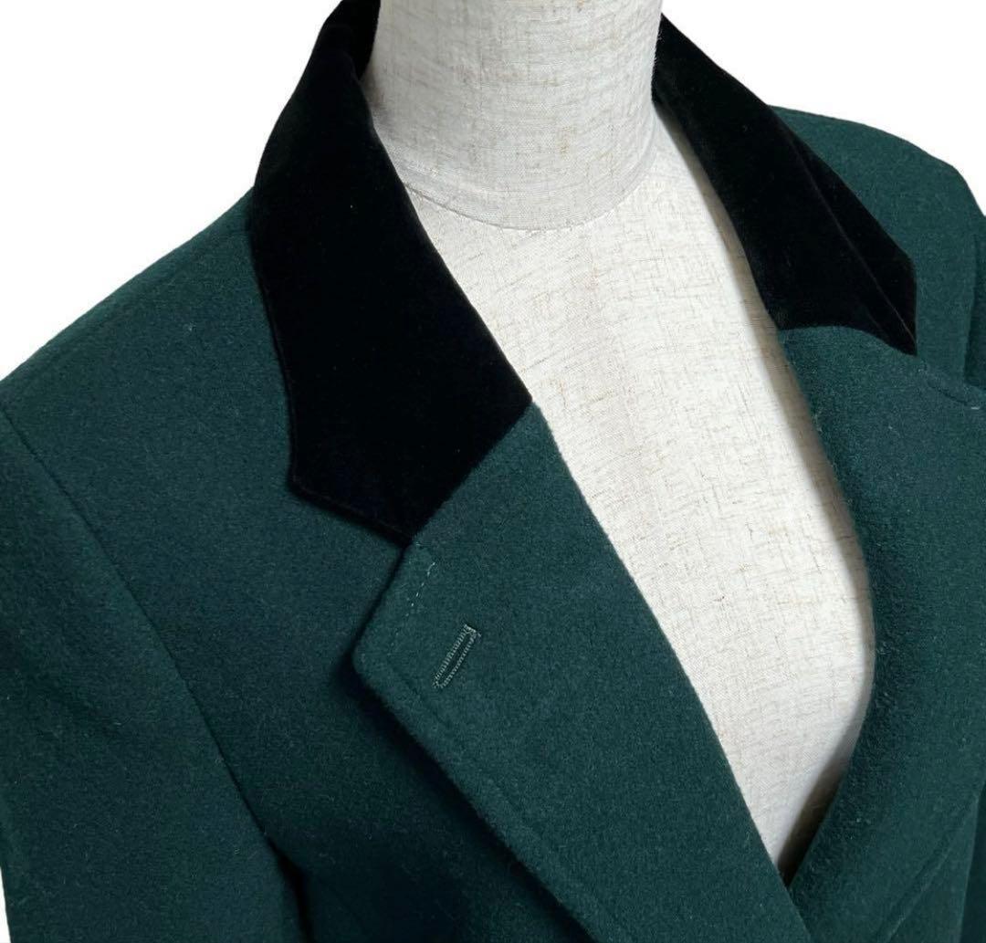 ラブレス　チェスターコート　ダークグリーン　36