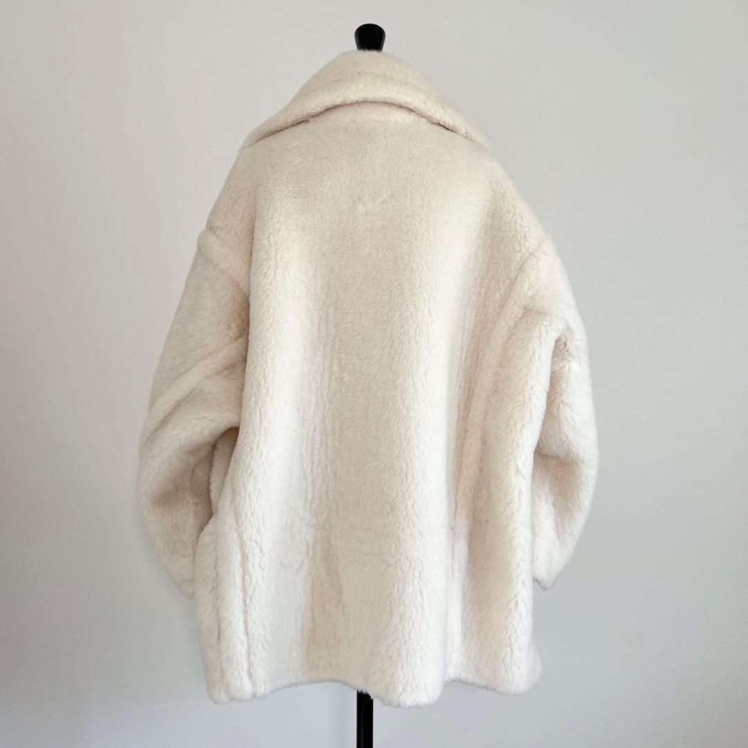 新型最新作❗️新品未使用 ベアショート丈 テディコート ホワイト