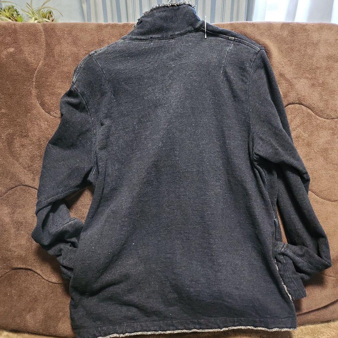 45RPM インディゴブルー スウェット生地ジャケット 4 XL