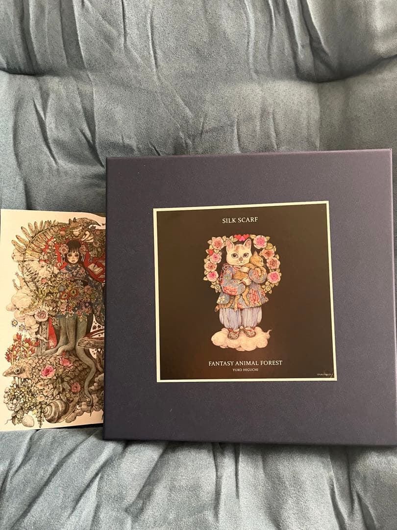ヒグチユウコ 奇幻動物森林 樋口裕子展シルクスカーフ