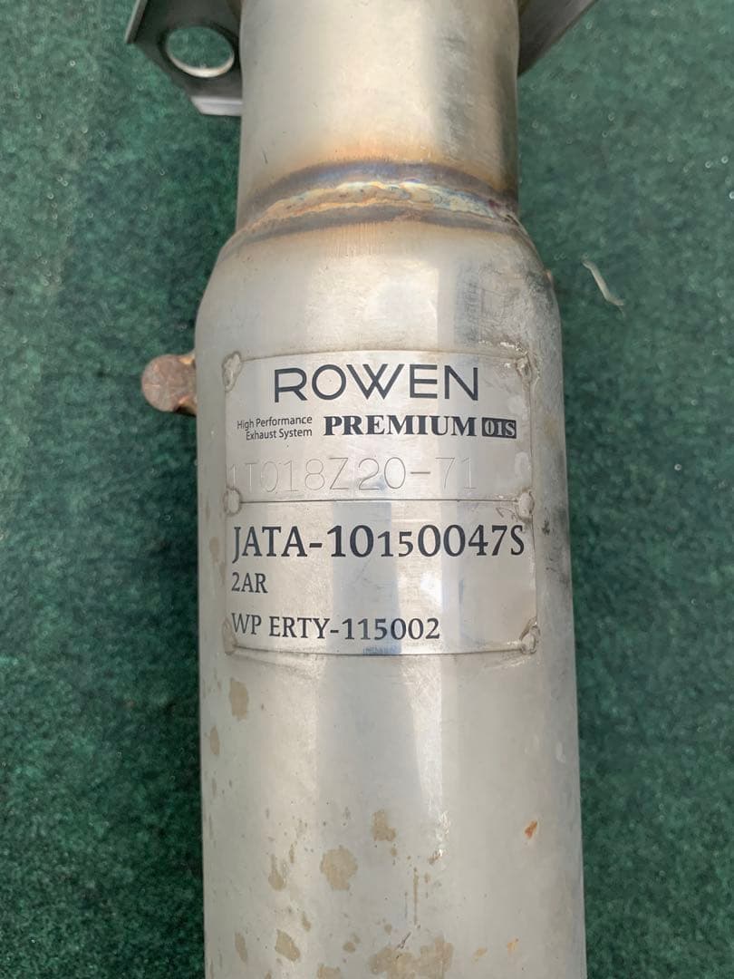30ヴェルファイア、アルファードROWEN ステンレスマフラー