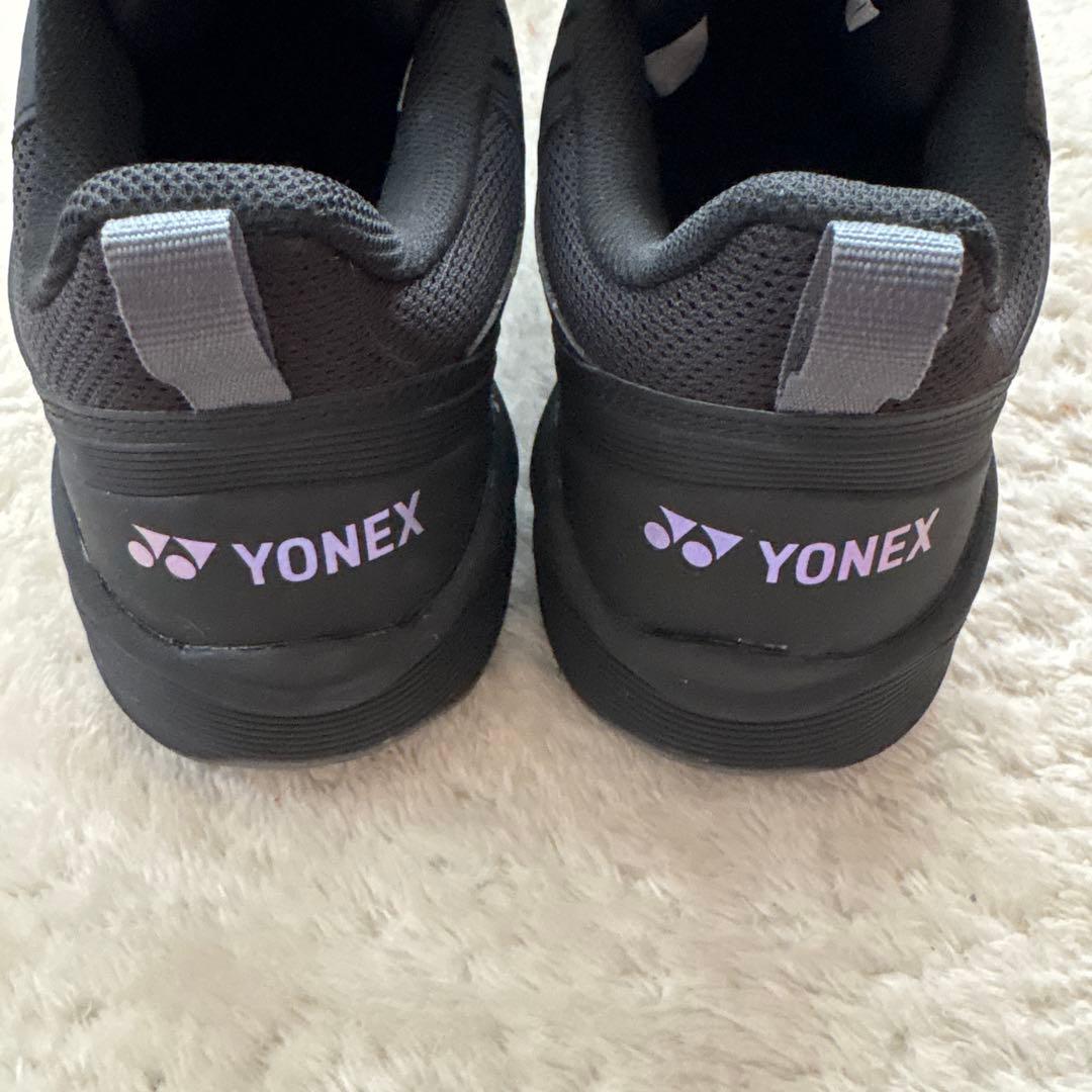 新品同様！YONEX テニスシューズ ブラック　オールコート