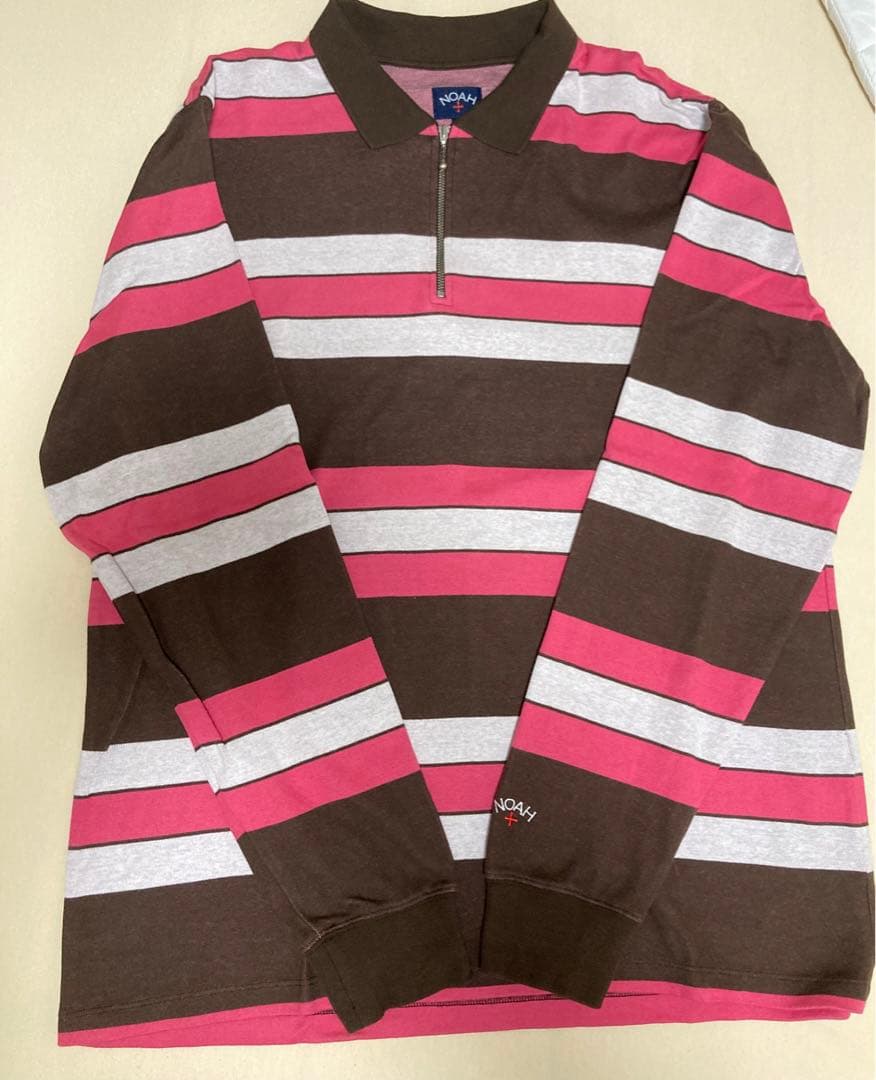 noah nyc ラガーシャツ zip up