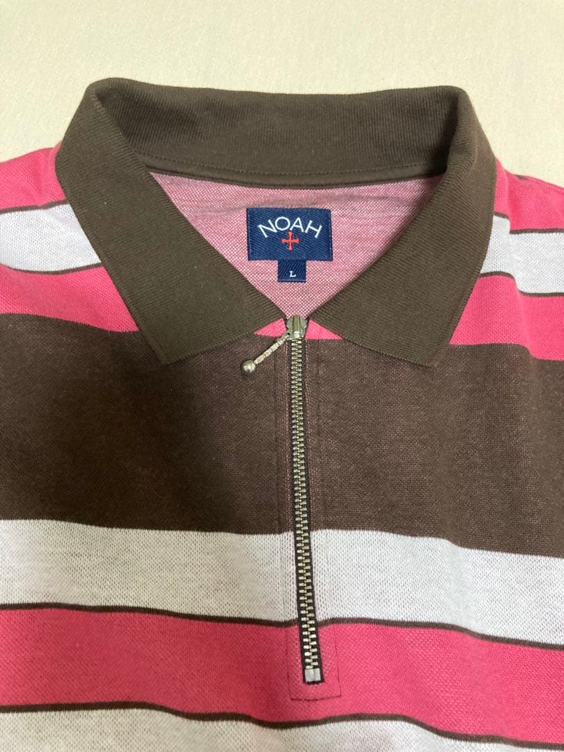 noah nyc ラガーシャツ zip up