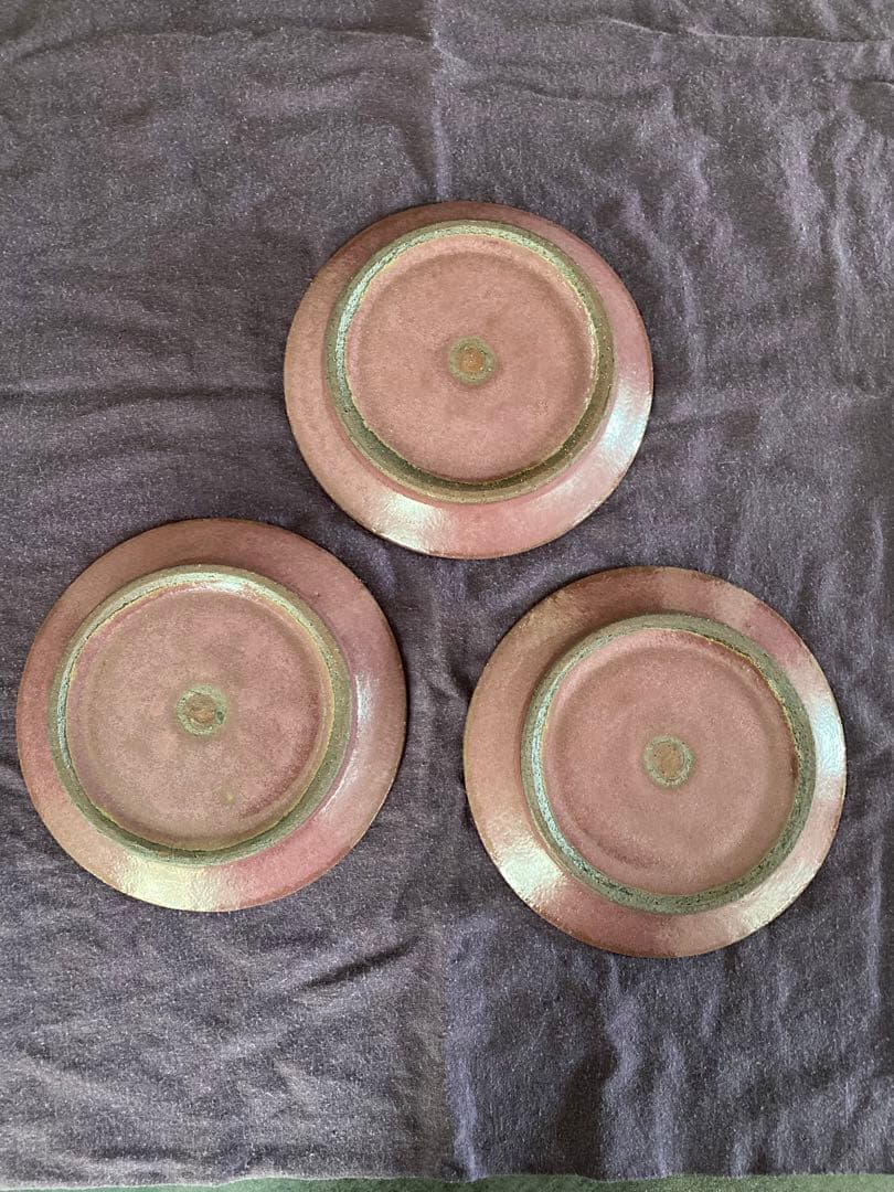 小澤基晴 ゆかり リム皿 7寸 3枚組