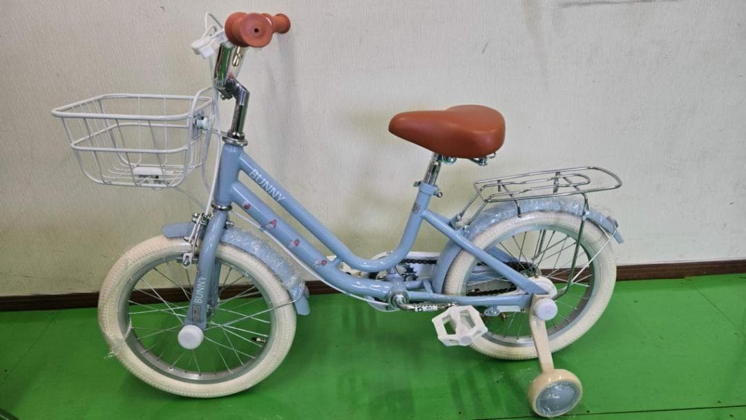 【値下げ中】子供用自転車 BUNNYデザイン 18インチ BLUE