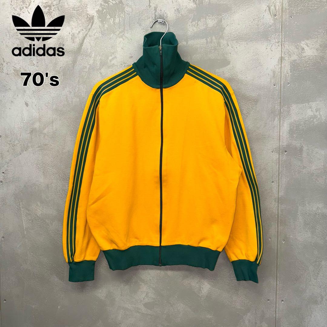 70's adidas トラックジャケット ジャージ 西ドイツ デサント製